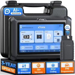 XTOOL D7W 2.0 Bluetooth Diagnostic Tool 39+ Funciones especiales OBD2 Escáner Bidireccional Herramienta ECU Codificación FCA CANFD DOIP