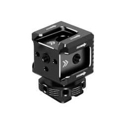 FEICHAO-adaptador de montaje de zapata fría Triple, Monitor, extensión de zapata, asiento, micrófono, soporte de luz de relleno para cámara DSLR, aparejo de jaula