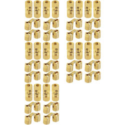 【OFERTA FLASH】40 bisagras de latón de 10 mm, bisagras ocultas para muebles con ángulo de apertura de 180 grados