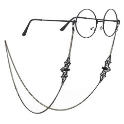 Correas para gafas, cuentas de murciélago, cadena de eslabones, cadenas huecas para gafas, gafas de sol, soporte para Cable, correa para el cuello, accesorios