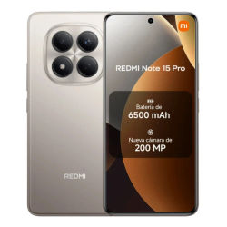 Móvil Xiaomi Redmi Note 15 Pro 4G Libre 8GB+256GB / 12GB+512GB, MediaTek Helio G200 Ultra, Cámara principal 200 MP, batería 6500mAh, 6.77" pantalla AMOLED (Cargador no incluido)