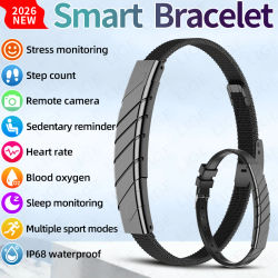 Pulsera inteligente LIGE sin pantalla, monitor de ritmo cardíaco, relojes inteligentes, reloj inteligente deportivo impermeable para adultos, compatible con Android iOS