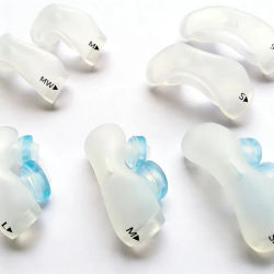 Accesorios originales para máscara nasal de almohada para dormir Philips DreamWear CPAP, almohada nasal de gel azul I II