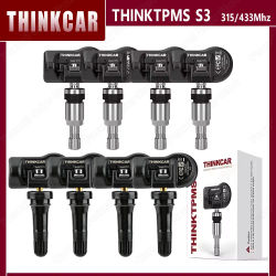 THINKCAR THINKTPMS S3 Sensor TPMS 315/433MHz Monitor de presión de neumáticos programable inalámbrico Universal apto 98% coches para BMW Toyota