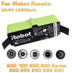 Batería de iones de litio para iRobot Roomba Cleaner 900 800 700 600 Series 960 980 981 965 895 890 860 695 692 690 680675 Piezas
