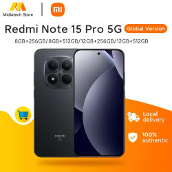 Versión Global Redmi Note 15 Pro 5G Dimensity 7400-Ultra 256GB 512GB Smartphone 6580mAh Batería de 45W Cámara Principal de 200MP OIS Teléfono Celular Xiaomi