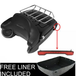 Altavoces ligeros para respaldo de maletero de motocicleta, para Harley Touring Electra Glide 2014-2025