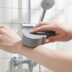 Esponja de baño indolora, cepillo exfoliante, esponja mágica para frotar, esponja para adultos, bebés y niños, paño de ducha para el hogar, paño de baño