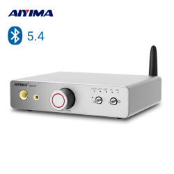 AIYIMA DAC-A7 amplificador de auriculares HIFI ES9038Q2M Audio USB decodificador preamplificador Bluetooth 5,4 para auriculares de 3,5/6,35mm altavoz activo