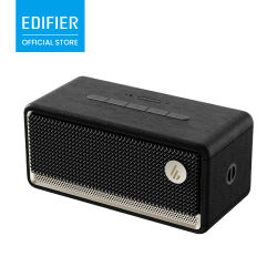EDIFIER ES60 Altavoz Bluetooth Portátil 34W Sonido 360 Grados IP66 Resistente Al Agua Y Polvo Autonomía 9H Bluetooth 5.4 Emparejamiento Estéreo Multipunto Micrófono Luz Ambiental USB-C App ConneX