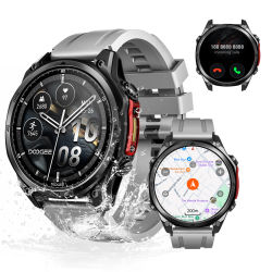 DOOGEE ANYWISE W1 PRO Smartwatch 5ATM resistencia al agua mapa sin conexión GPS de doble banda función de recordatorio de monitoreo de salud música Local