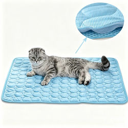 Almohadilla Refrigerante para Verano, Cama Nido para Perros y Gatos, Colchoneta Refrescante para Dormir para Perros Pequeños, Manta Refrigerante Duradera para Mascotas