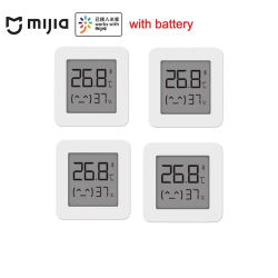 Termómetro Mijia 2 con Bluetooth, Sensor de Temperatura y Humedad, Medidor de Humedad, Pantalla LCD Inteligente, Aplicación Mijia Digital