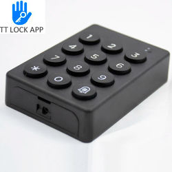El teclado digital inalámbrico TTLOCK funciona con cerradura de huella digital de dispositivos inteligentes TTLOCK Bluetooth