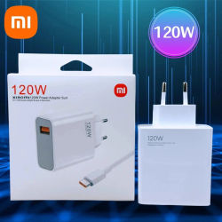 Cargador Original Xiaomi Turbo de Carga Rápida 120W EU/US, Adaptador Hypercharge para Redmi Note 11 12 13 Pro Plus 5G Mi 14 13 13T con Cable