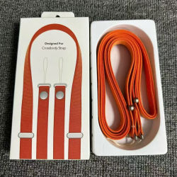 Cordón ajustable Original para teléfono, correa cruzada antipérdida, cuello desmontable Universal, correa giratoria para teléfono, llavero, cuerda de cadena