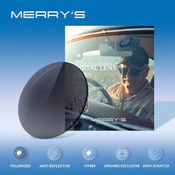 MERRYS-gafas de sol polarizadas serie P1, lentes graduadas para conducir, antirreflectantes, UV400, para miopía