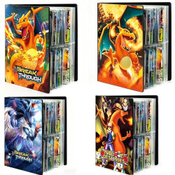 Álbum para 240 Tarjetas Pokémon, Carpeta para Tarjetas de Juego VMAX, Colección de Tarjetas de Juego, Juguete de Regalo (Tarjetas No Incluidas)