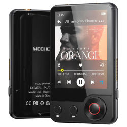 Reproductor MP3 MECHEN de 64 GB/128 GB con Bluetooth 5.3, reproductor de música portátil con pantalla táctil completa de 2,4 pulgadas y altavoces