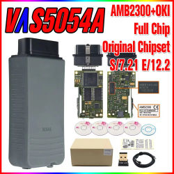 5054 5054A Original Oki Chip completo para Win10 con Bluetooth AMB2300 Keygen 6154 WIFI Obd2 escáner lector de código diagnóstico vas5054a