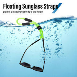 Cordón flotante para gafas, correa para gafas de sol, cuerda para natación y buceo, cadena deportiva a la deriva de Dhoptical