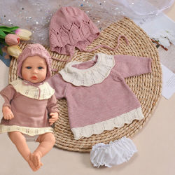 Ropa de muñeca bebé Reborn para muñeca Reborn de 18 pulgadas y 45cm, suéter para niña, trajes de muñecas bebés Reborn, accesorios de ropa para bebé
