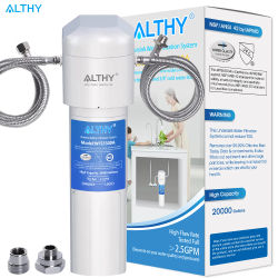 ALTHY-purificador de filtro de agua potable debajo del fregadero, sistema de filtración de agua potable, conexión directa certificada por NSF/ANSI