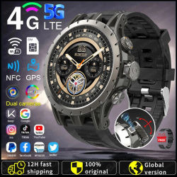 5G Full Netcom Android 9,0 4G reloj inteligente 466*466 Amoled pantalla de 1,43 pulgadas GPS WIFI HD Video llamada 5MP cámara Smartwatch hombre
