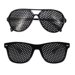 Gafas anti-miopía y astigmatismo, corrección de la visión, gafas con agujeros para la fatiga, gafas con orificios para hombres y mujeres, 1/3/5 Uds.
