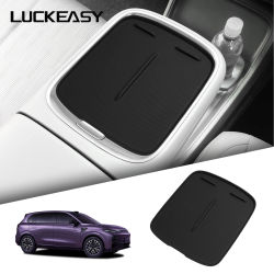 LUCKEASY para Leapmotor B10 2025-2026, Base de Carga Inalámbrica, Accesorios para Auto, Base Antideslizante, Tapete Cargador de Teléfono para Auto, Tapete Protector