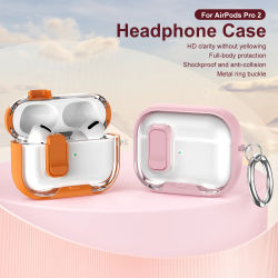 Funda para Apple AirPods Pro 3 con soporte para teléfono, funda para auriculares para AirPods Pro2 4. ° fundas con bloqueo de seguridad, funda para auriculares