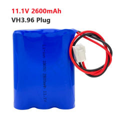 Baterías recargables de iones de litio 3S1P de 11,1 V, 2600mah, 18650, utilizadas para pistola de Fascia, luz de emergencia, Altavoz Bluetooth, Etc.