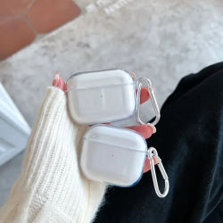 Funda transparente suave para auriculares de TPU para Airpods Pro 2022 Airpods 4 2024, funda transparente a prueba de golpes para Airpods 1, 2, 3, 2021