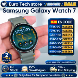 Reloj Inteligente Samsung Galaxy Watch 7, Bluetooth 5.3, 40/44 mm, Pantalla AMOLED de 1.3'', Monitor de Salud, Sistema Operativo Samsung Wear, GPS