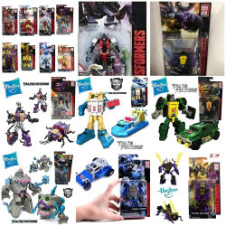 Bandai IDW Transformers Commander Level G Series Hornet, Juguete Robot con Volante Grande para Interiores, Shock Dahan, Hot Break, Black Jack