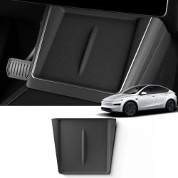 Alfombrilla Antideslizante con Cargador Inalámbrico para Consola Central, para Tesla Model 3 y Model Y 2025 2026, Accesorios Interiores para Auto
