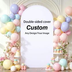 Fondo de fotografía de cubierta de arco personalizado para Baby shower decoración de boda accesorio de compromiso fiesta de cumpleaños