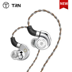 TRN Conch-auriculares dinámicos de alta fidelidad, audífonos con diafragma DLC de alto rendimiento, Monitor intrauditivo con Cable desmontable, para músicos audiófilos