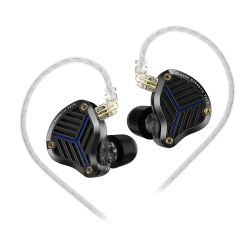KZ PRX auriculares de diafragma plano de cuarta generación auriculares de graves HiFi Monitor auriculares deporte música IEM Cable reemplazable
