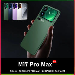 Nuevo Teléfono Inteligente 5G 7.3HD para 17 Pro Max 22G+2TB, Teléfono Celular Barato con Android, Teléfonos Móviles Inteligentes Desbloqueados, 8000mAh, Doble Tarjeta SIM