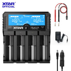 XTAR VP4L PLUS 18650 cargador de batería de litio probador de voltaje de capacidad multímetro de batería recargable AA/AAA