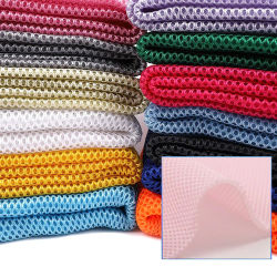 Tela de malla 3D transpirable, capa de aire de Color sólido, artesanía, tapicería DIY, silla, altavoz, tela de cubierta de red insonorizada a prueba de polvo