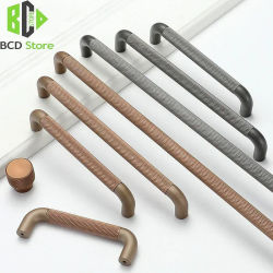 Cajón de cocina de estilo Industrial americano, perillas moleteadas, manijas para muebles, armario europeo, manija de puerta de armario zapatero
