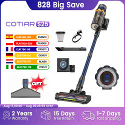 Cotiar-aspiradora Vertical de 650W, 60kPa, electrodoméstico de mano, aspiradora inalámbrica, tiempo de ejecución de 70 minutos, multifuncional S25