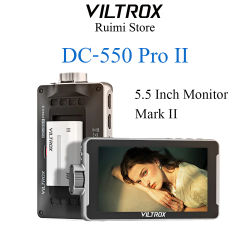Monitor de cámara HD portátil con pantalla táctil Viltrox DC-550 Pro ll de 5.5 pulgadas