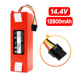 Batería de repuesto Original para aspiradora robótica Xiaomi Roborock S55 S60 S65 S50 S51 S5 MAX S6, 12800mAh, BRR-2P4S-5200S