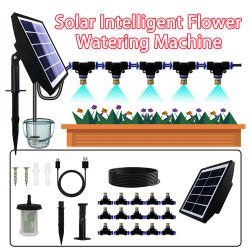 Sistema de nebulización Solar, Kit de riego de plantas, boquilla de latón para dispositivo de riego automático compatible con jardín, 10/15 Uds.