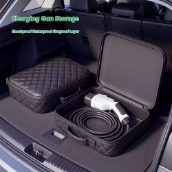 Bolsa de Almacenamiento para Cargadores de Coches Eléctricos BLALION, Bolsa de Transporte para Cables de Carga, Enchufes, Impermeable, Ignífuga, Contenedor para Equipos