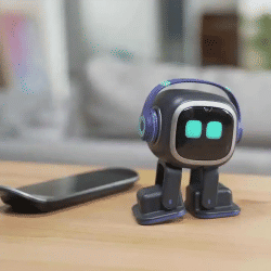 Robot de Compañía Inteligente AI EMO con Reconocimiento de Voz para Comunicación Emocional, Mascota Electrónica para Niños y Adultos