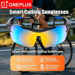 Gafas Bluetooth OnePlus con Traducción por IA, Bluetooth 5.4 para Deportes al Aire Libre y Protección Solar, Compatible con Llamadas y Música